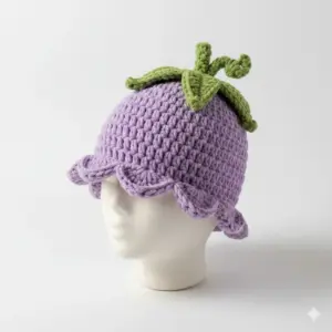 Eggplant Bucket Hat