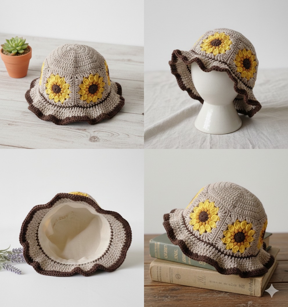 Sunflower Bucket Hat - Image 2